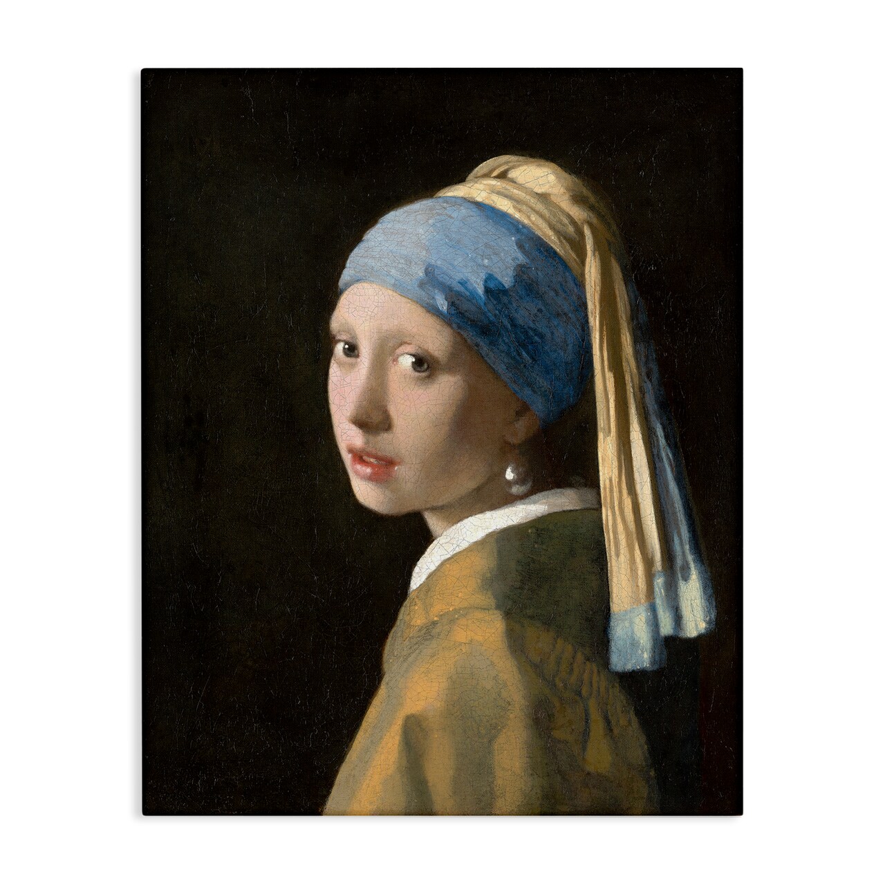 Stupell Industries Classical Vermeer Pearl Earring Canvas Wall Art Design by one1000paintings